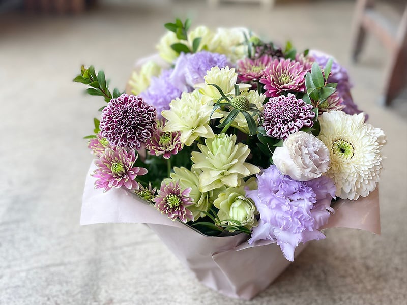 お悔やみのアレンジ「スイート」【アレンジメント】