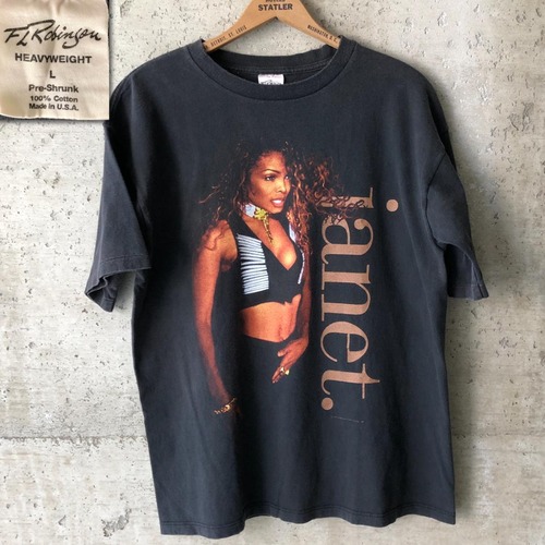 XZ516 90s Tシャツ janet. ワールドツアー ジャネットジャクソン