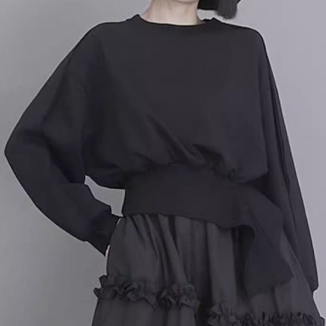 イレギュラーショート丈プルオーバー ON0764