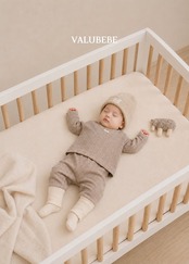 韓国子供服 / 26Autumn / 〖取寄〗valubebe / ウエハース ストライプTシャツ / ベビー服 / キッズ服 *6M~S*