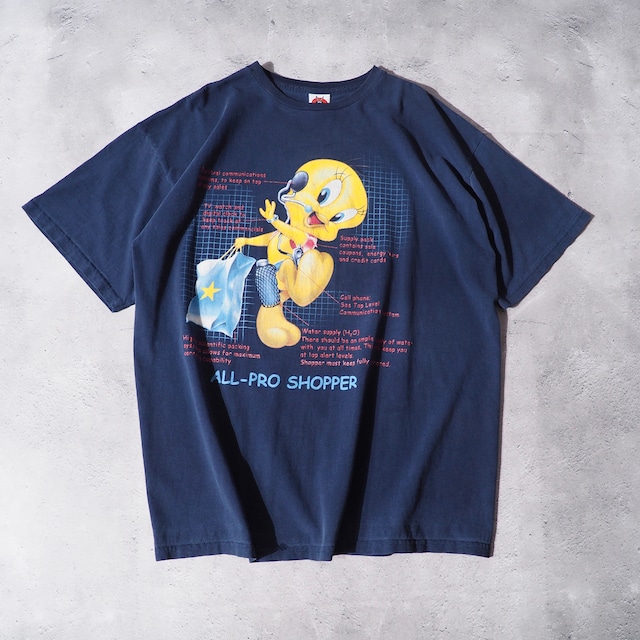 ” Looney tunes Tweety Bird ” blur printed cotton loose Tee