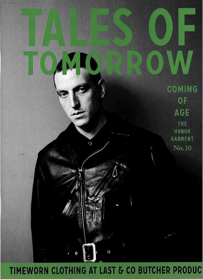【新品】TALES OF TOMORROW NO.10 “COMING OF AGE”（TIMEWORN CLOTHINGカタログマガジン） |  magnif