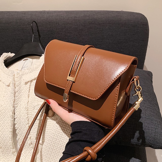 スタンダードオータム レトロ 秋物 スクウェア メッセンジャーバッグ 手作りハンドバック266169507