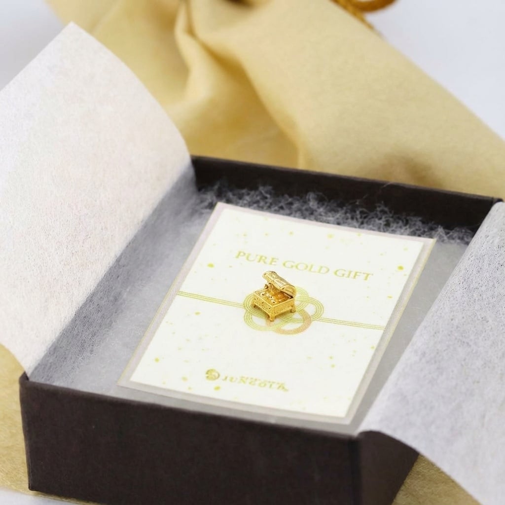 純金ギフト 約1g 宝箱 指先サイズの芸術品 JUNGOLD | JUNGOLD【純金の