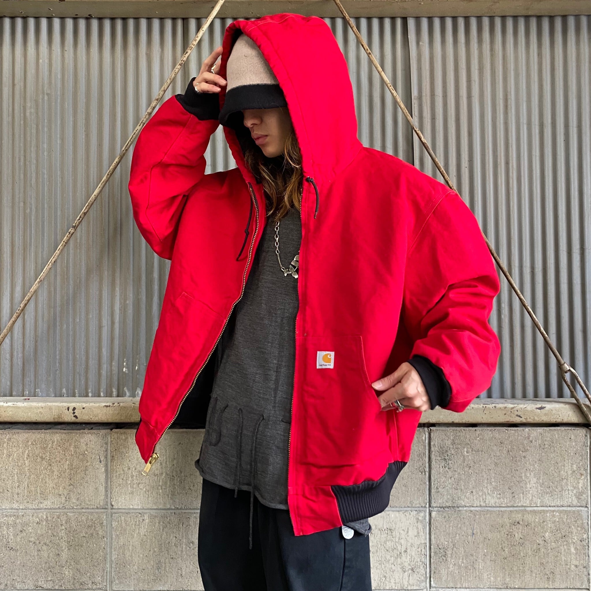 Carhartt アクティブジャケット 90s or80s 希少色 USHUF - Gジャン