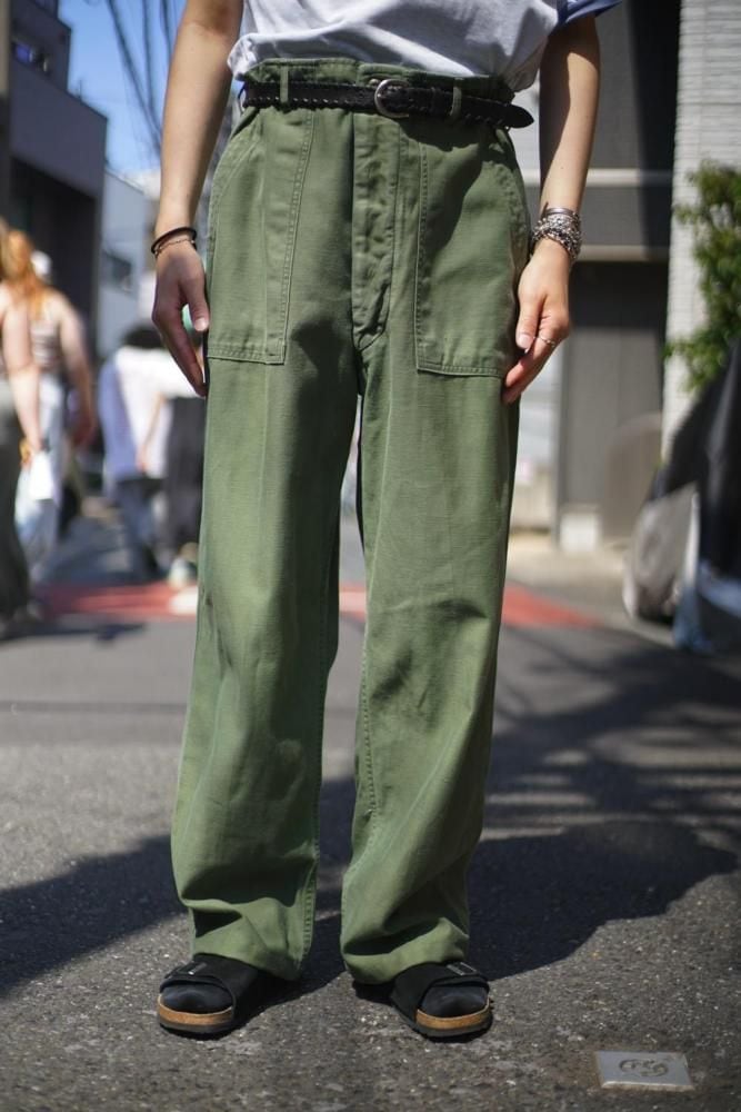USARMY】Military Fatigue Pants Baker Pants【1970s-】Vintage