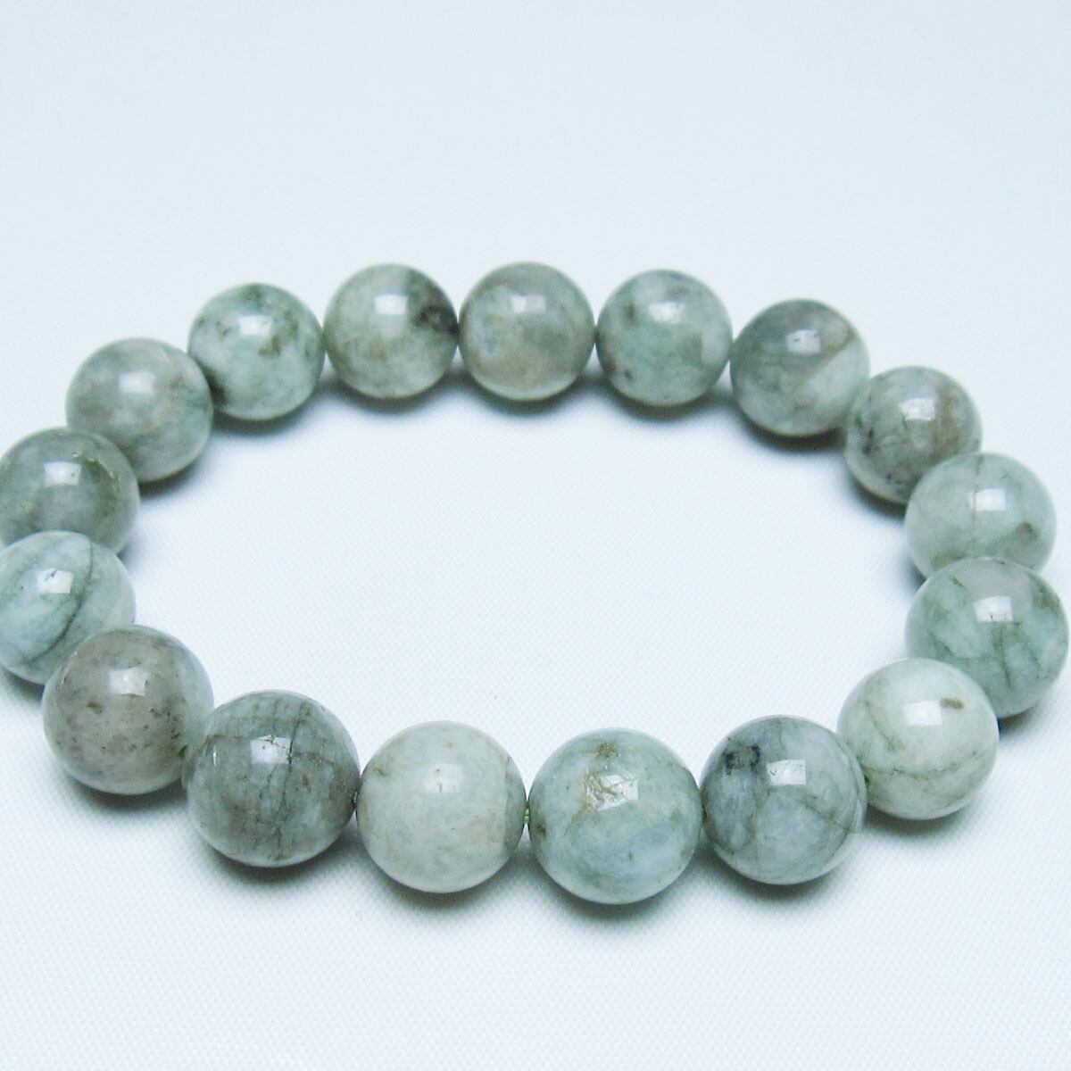 エメラルド ブレスレット 12mm 一点物 メール便可 [M便 1/10] 111-46002