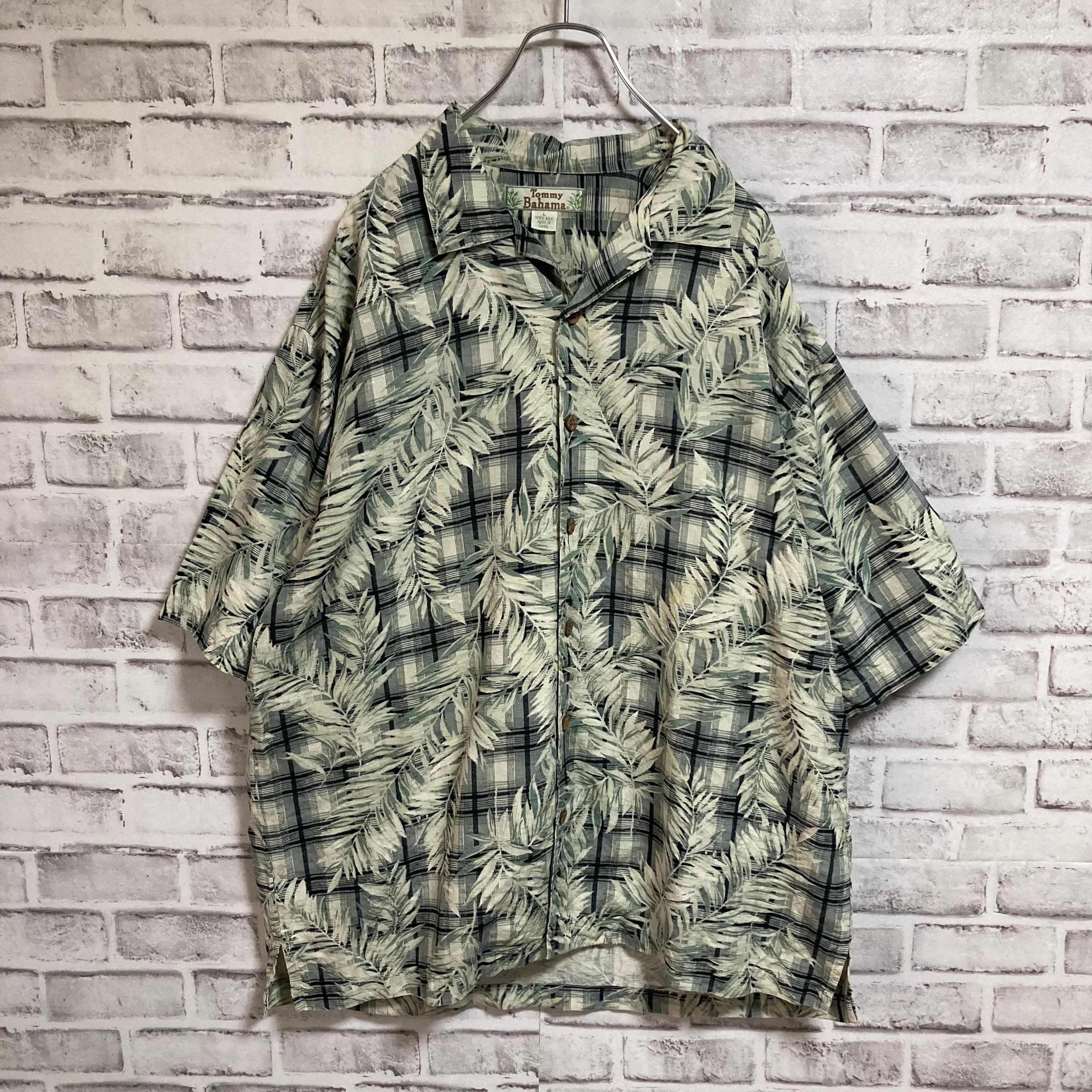 SHIRTS HOUSE【L】シルク長袖シャツ　オーバーサイズ　くすみカラー