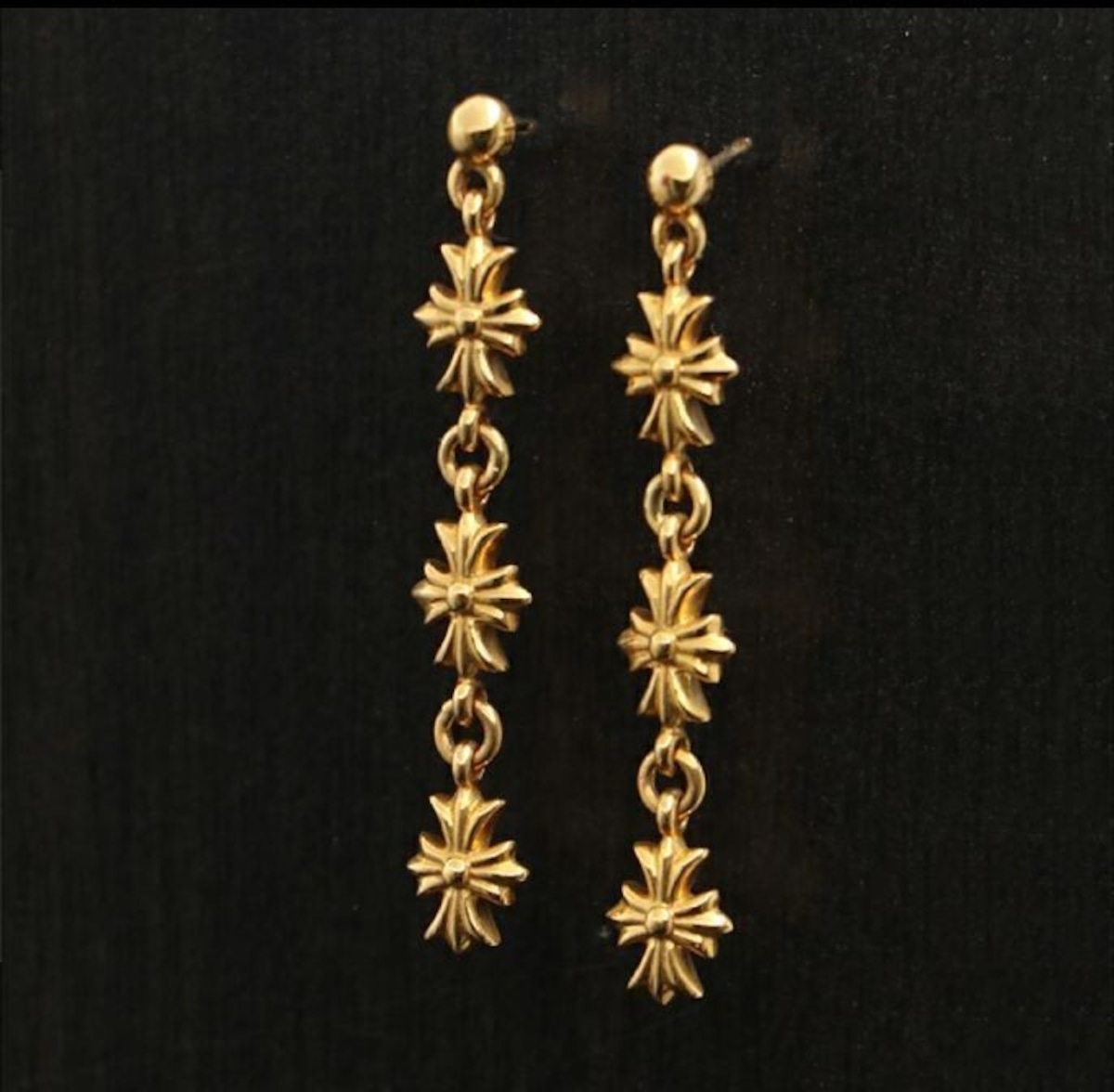 CHROME HEARTS クロムハーツ 22K 2個セット タイニーE CHプラス 3 