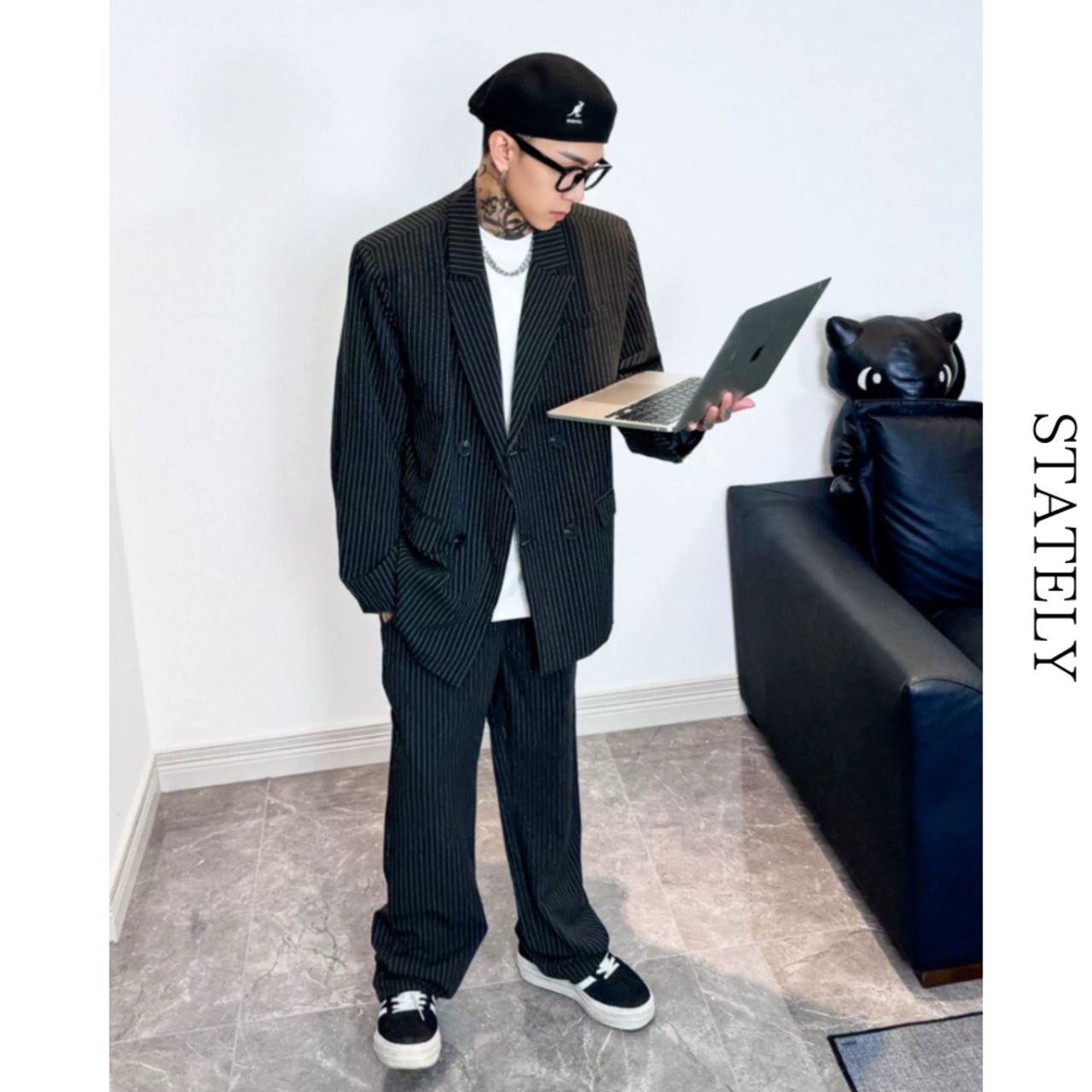 Urban Stripe セットアップスーツ/2color_ST07・画像8