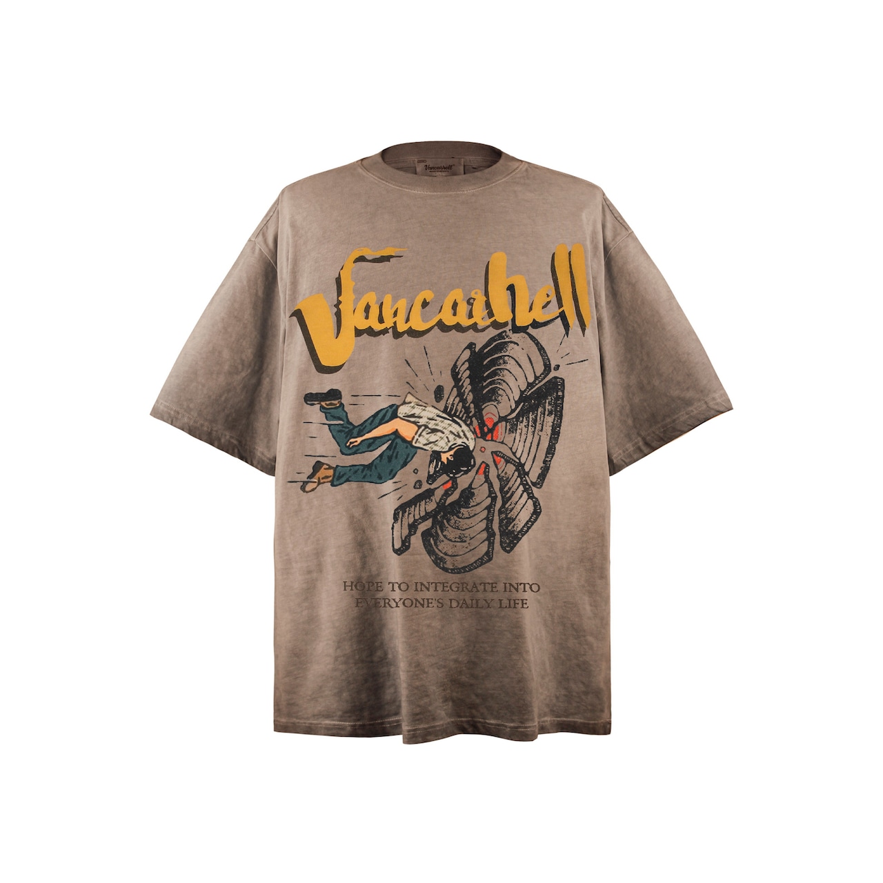 VINTAGE ストリート アイアンヘッド Tシャツ T1513