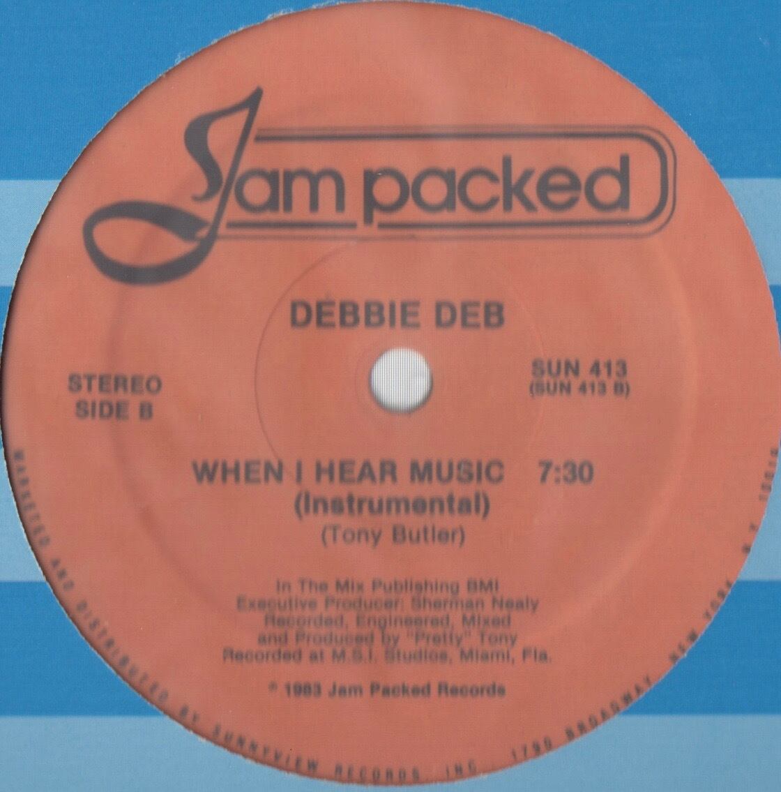 【12inch】Debbie Deb / When I Hear The Music COMPACT DISCO ASIA