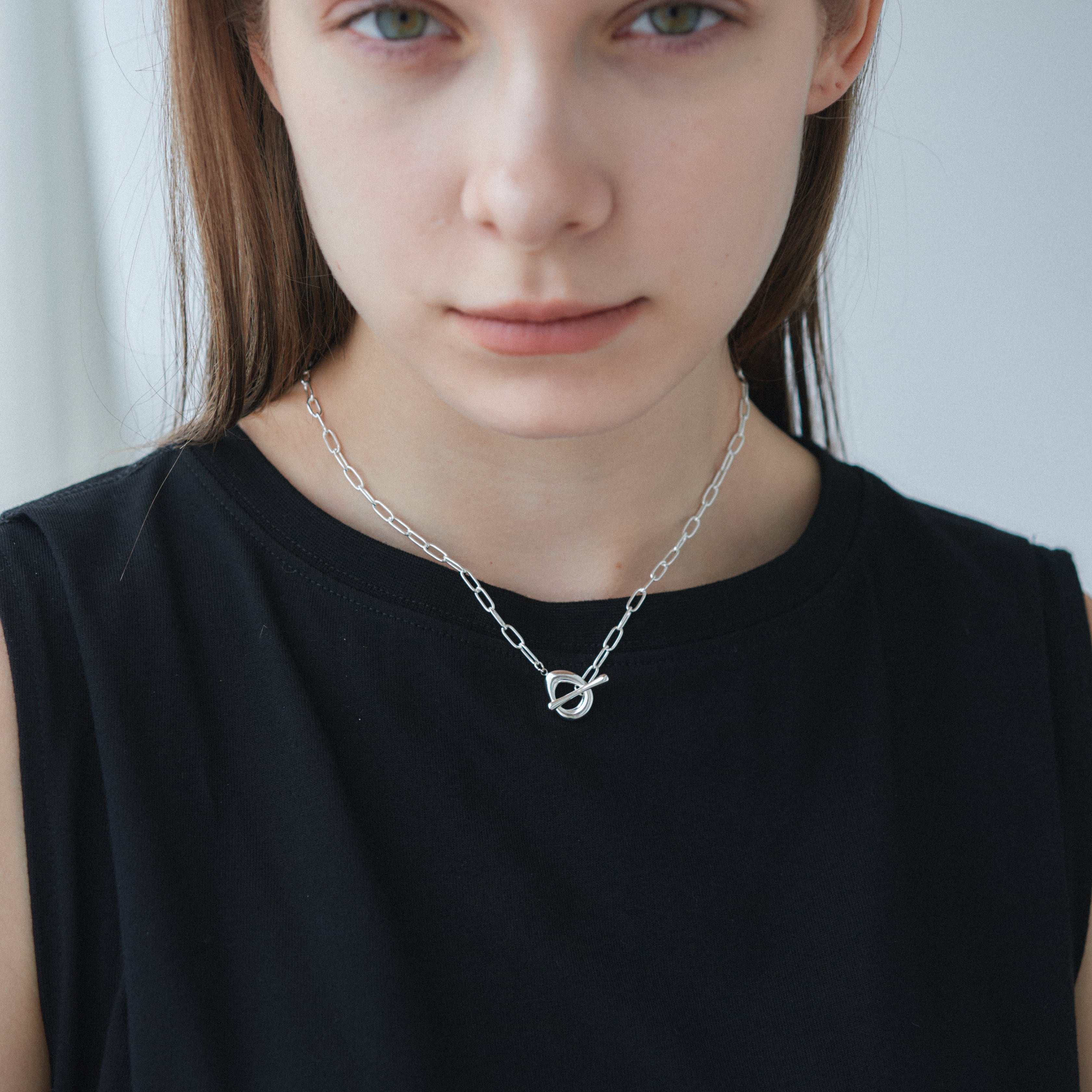 【ReinSein】関税/送料込み Antique mirror ネックレス original 2way chain necklace N069 | RIN. accessory