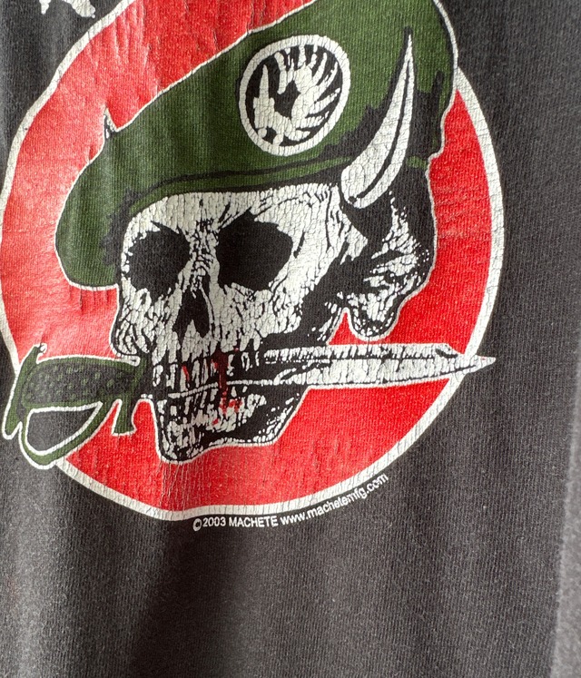 -RANCID- 00s M Salvation Print T-Shirt