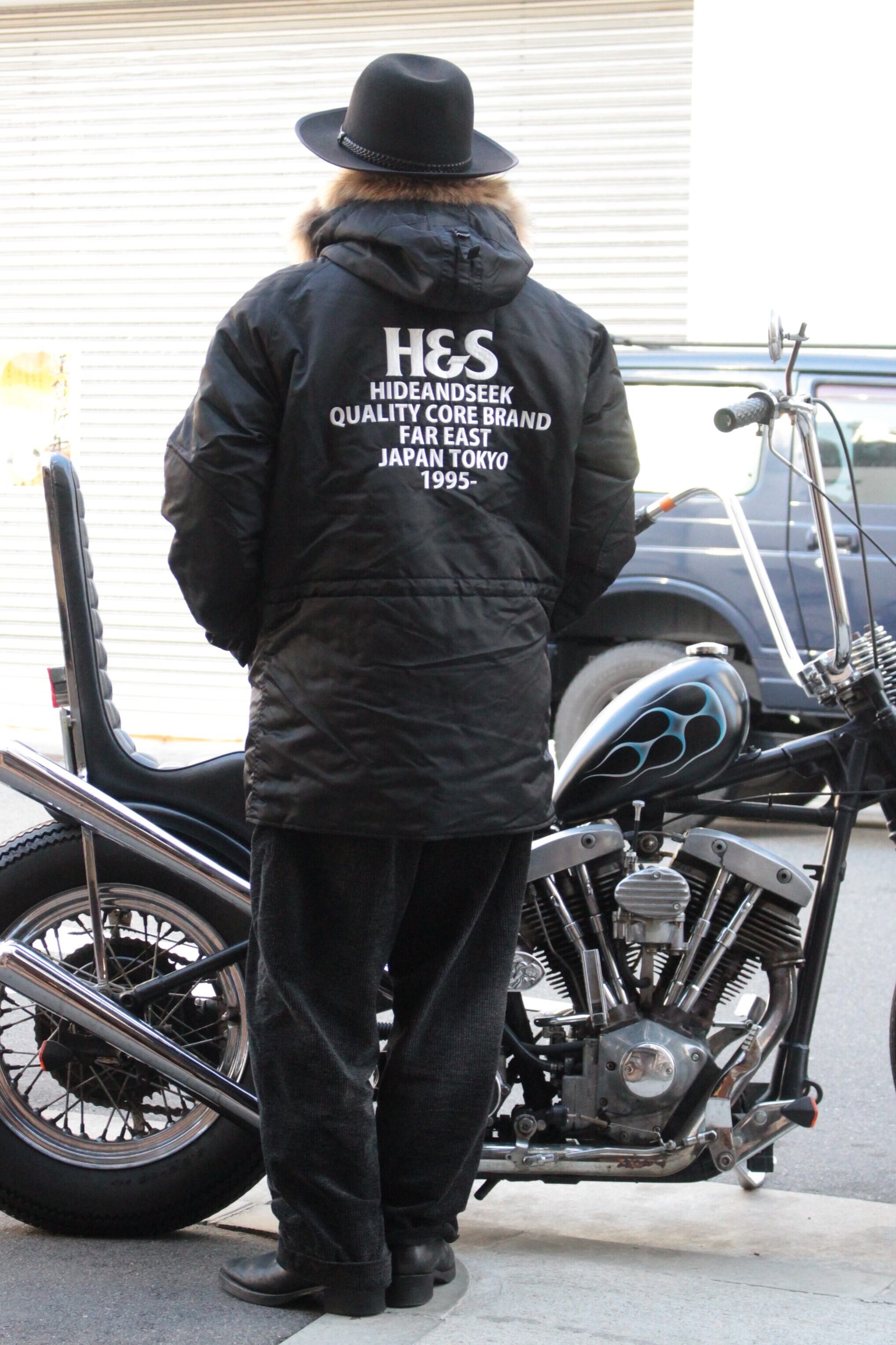 HIDE AND SEEK】HS AVIREX N-3B -BLACK （ハイドアンドシーク