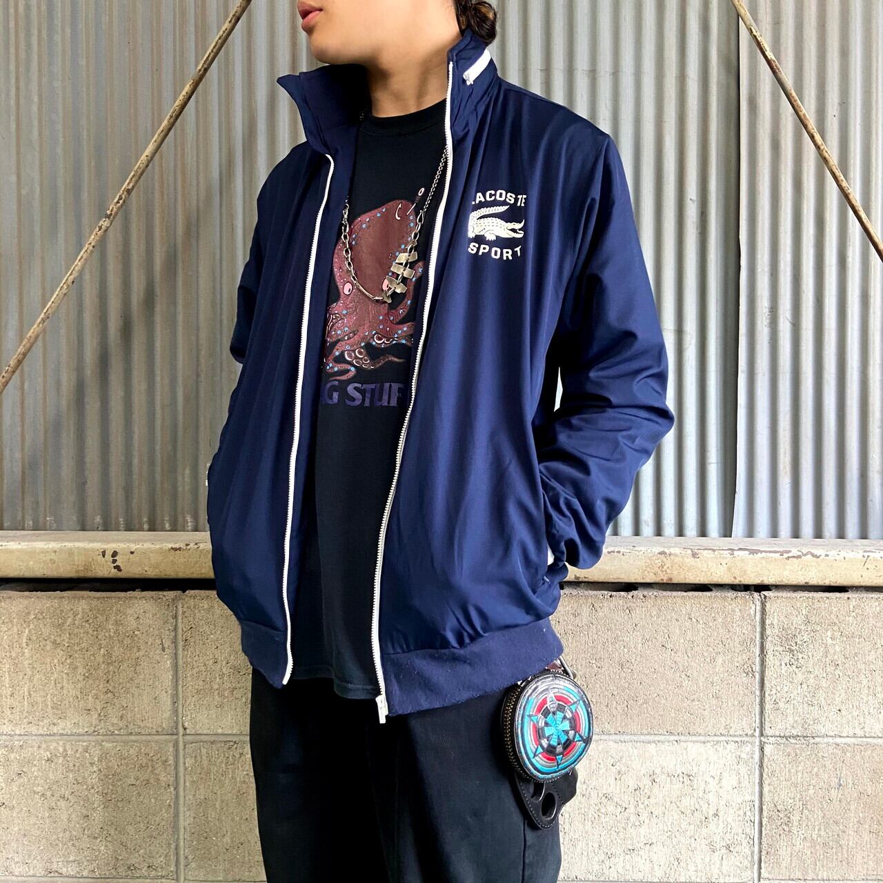 LACOSTE SPORT ラコステ フレンチラコステ ウィンドブレーカー メンズL 