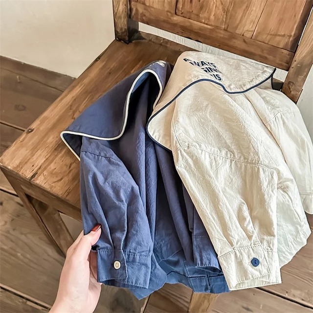 【取寄】文字入りビックカラーでどこから見ても可愛いマリンシャツ