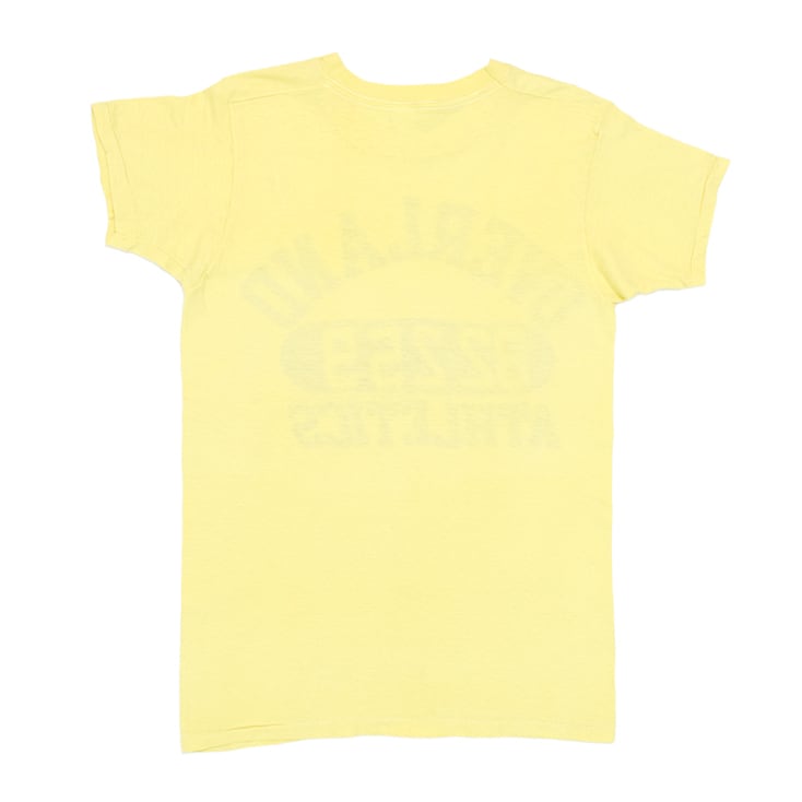 70s OVERLAND 3段染み込みプリント カプセルナンバー アーチロゴ