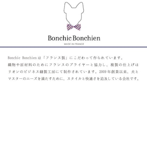 Bonchic Bonchien【正規輸入】犬 服 バンダナ プリント グレー S