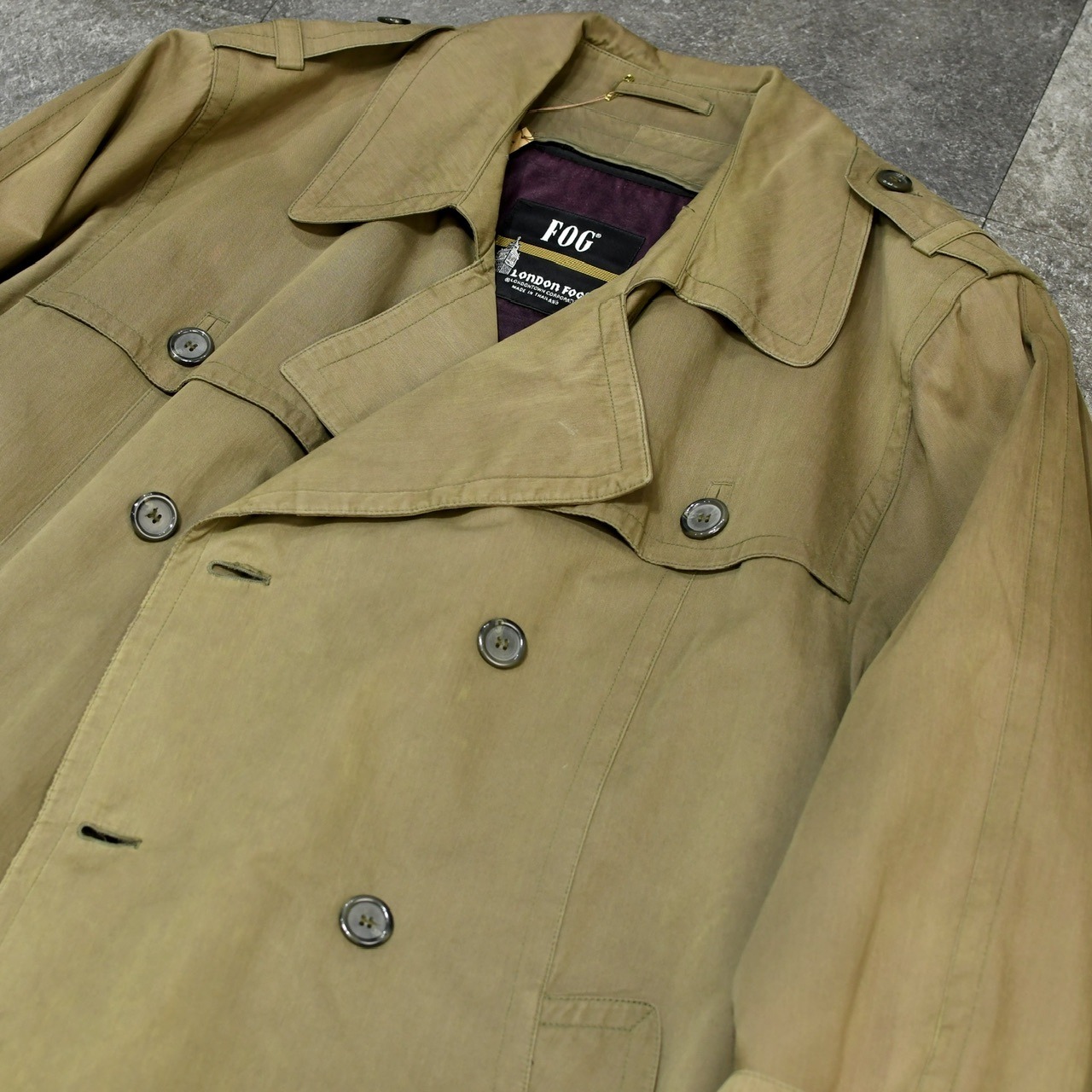London Fog fade trench coat