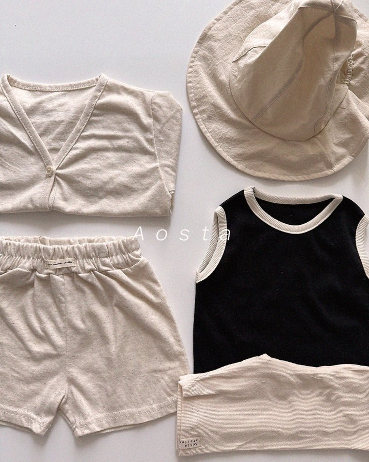 [Aosta] Ribbed Sleeveless / [아오스타] 골지나시