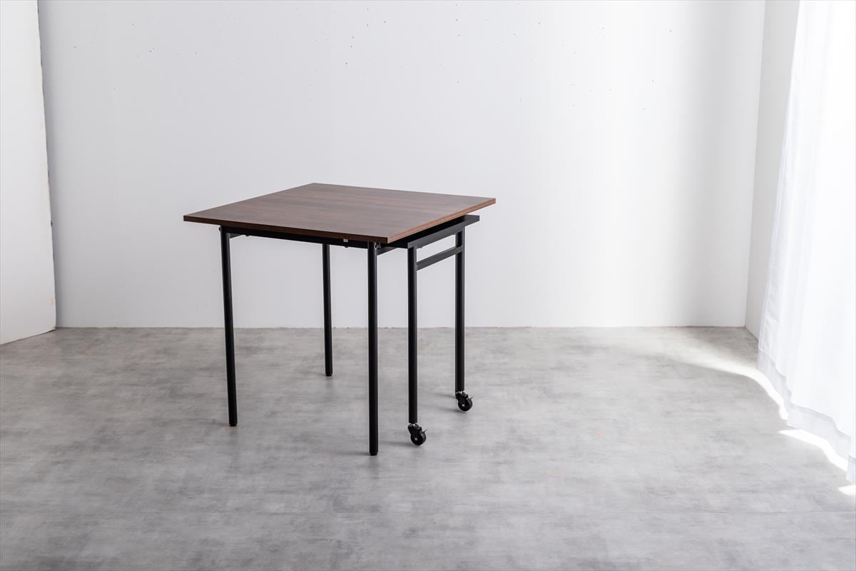 幅75〜125cm】使う時だけ天板を広げられる伸縮スライド式ダイニング