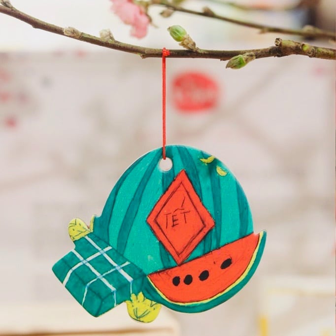 Tohe / ラッキーオーナメント スイカ (1163) | magic tunnel