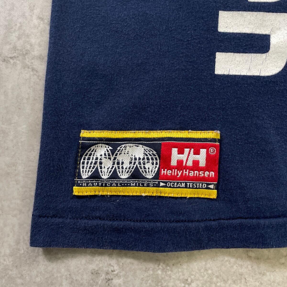 90年代 HELLY HANSEN ヘリーハンセン ビッグロゴプリントTシャツ