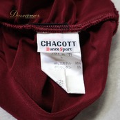 社交ダンス 衣装 Chacott チャコット トップス ブラウス レッスンウェア レッド系 パープル系 無地 シンプル 練習 レッスン 赤 紫 ワインレッド系 レース 長袖 袖 上品 かわいい ダンス衣装 イベント ステージ パーティー