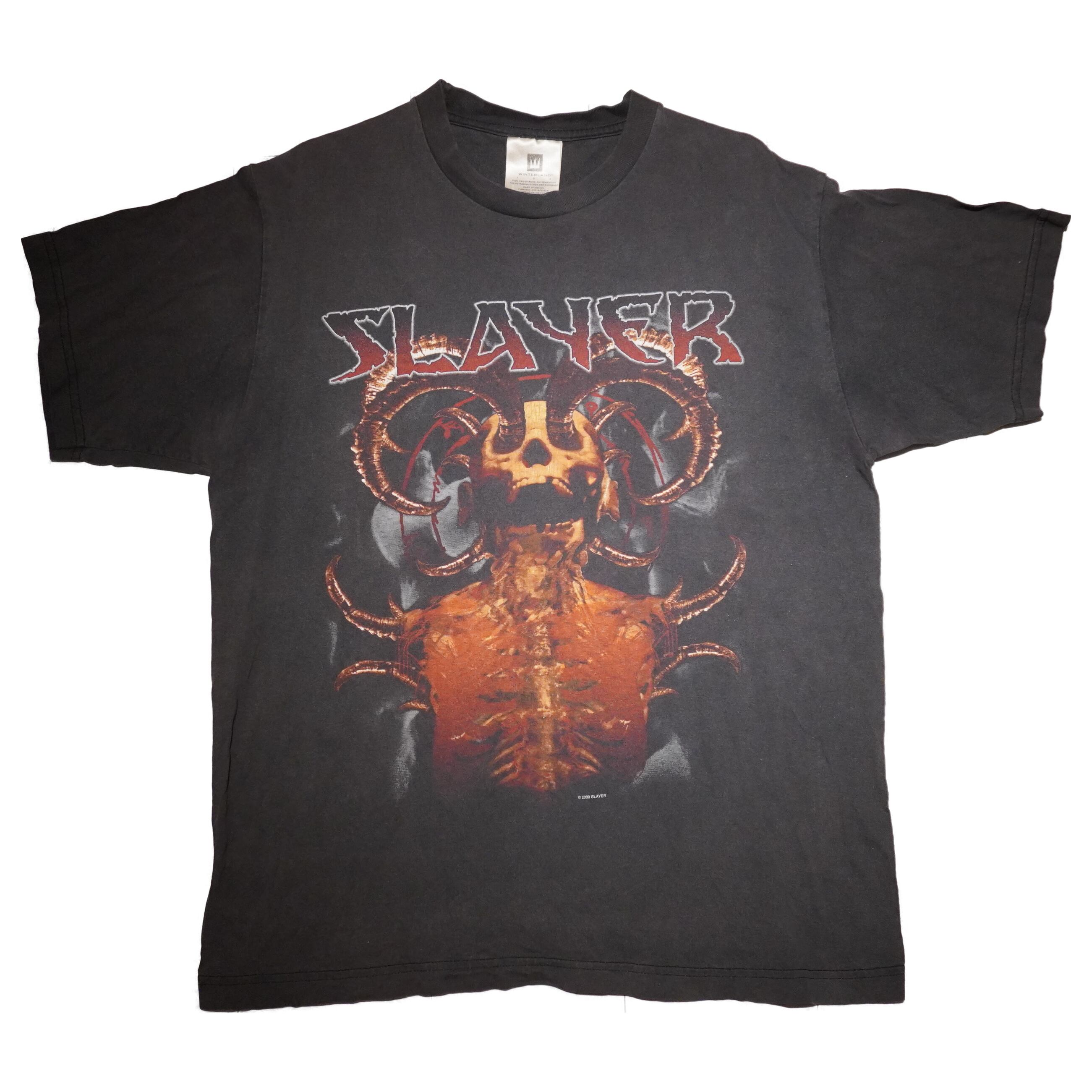 Slayer Skull ヴィンテージTシャツ (スレイヤー 2000)｜送料無料