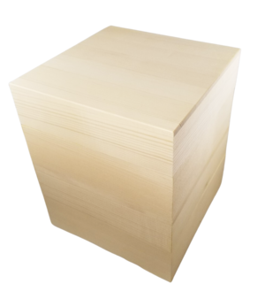 お節6.5寸3段重 白木箱（蓋高）