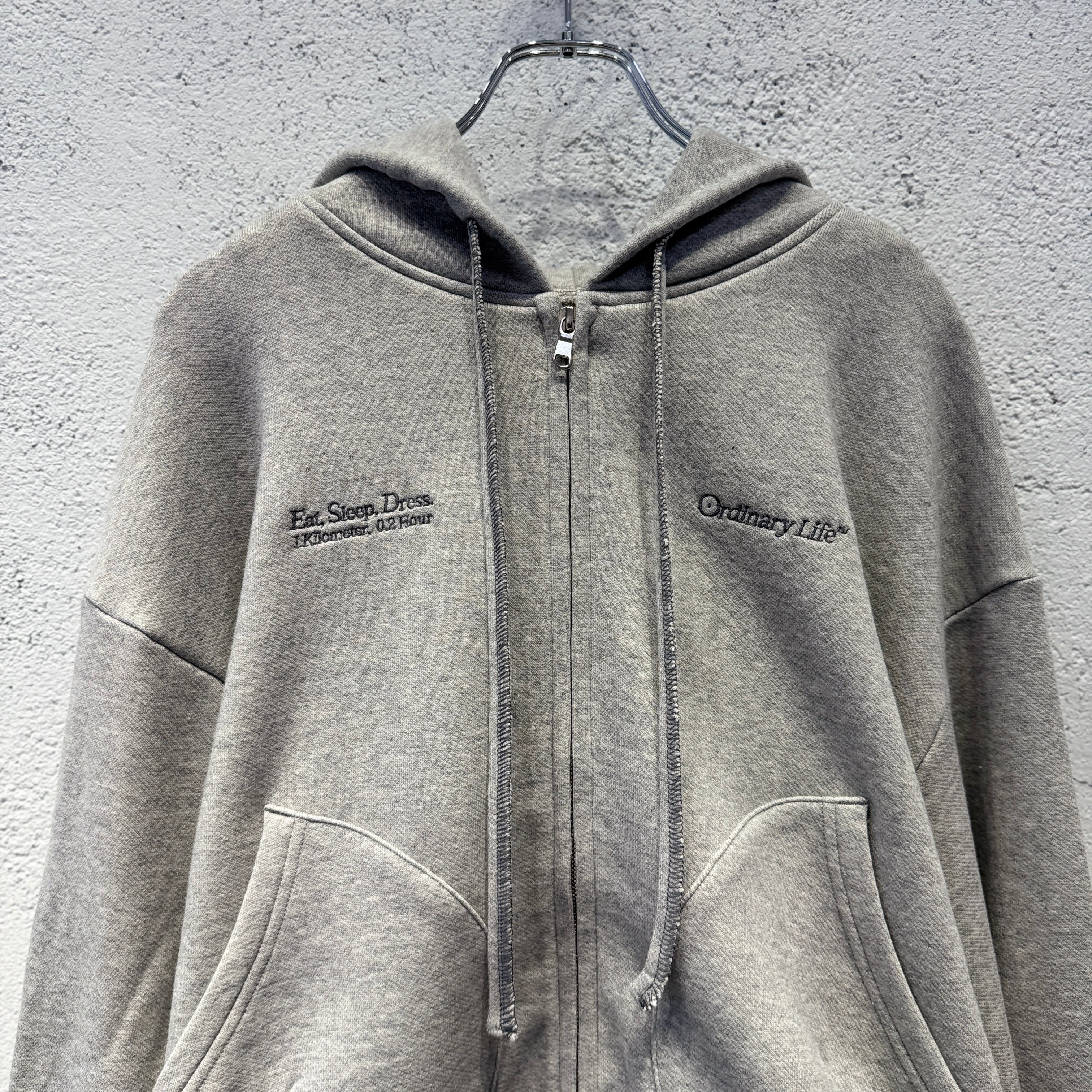 SHINYAKOZUKA / ordinary home old style zip hoodie(ISSUE#9