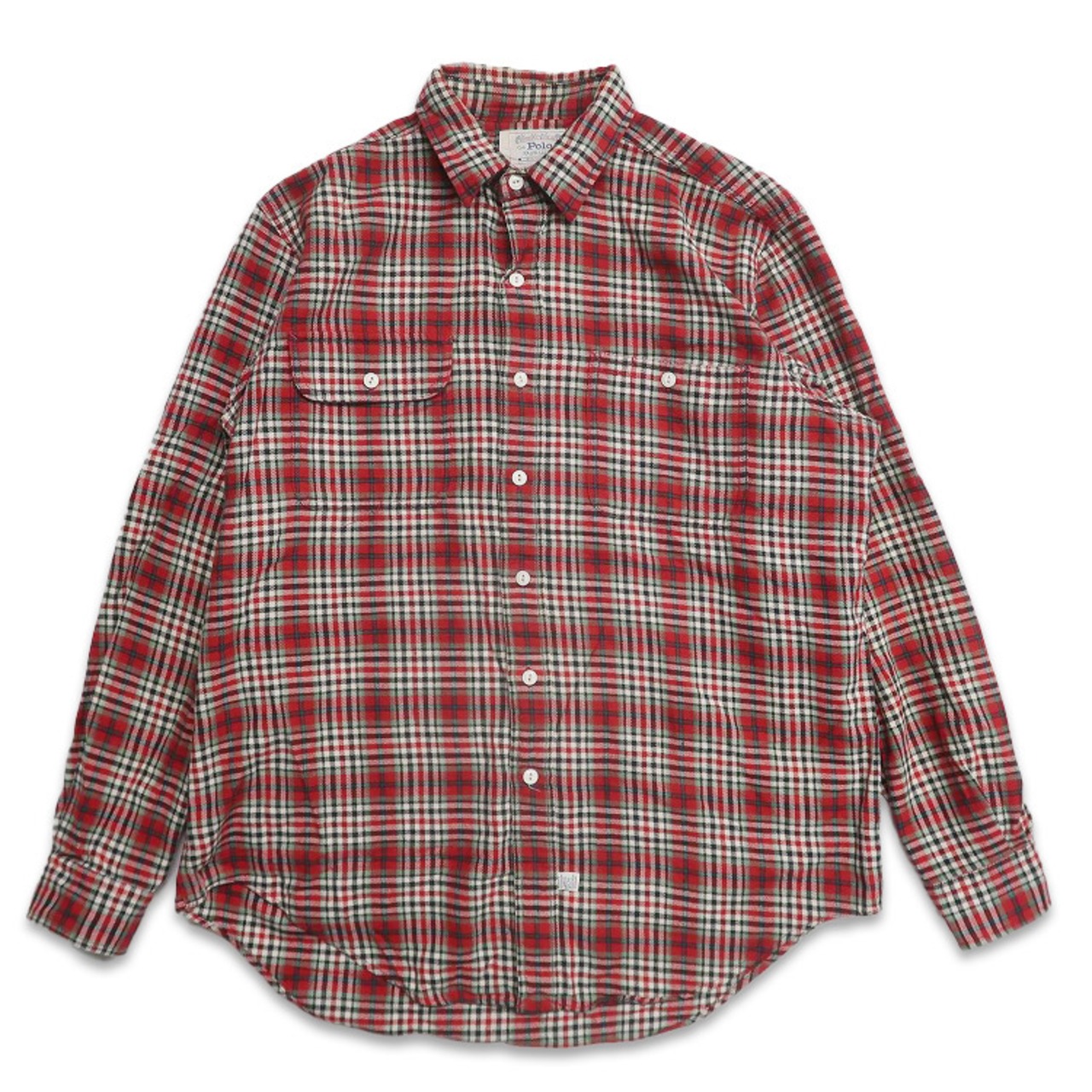 古着 ラルフローレン POLO RALPH LAUREN ネルシャツ 長袖シャツ 