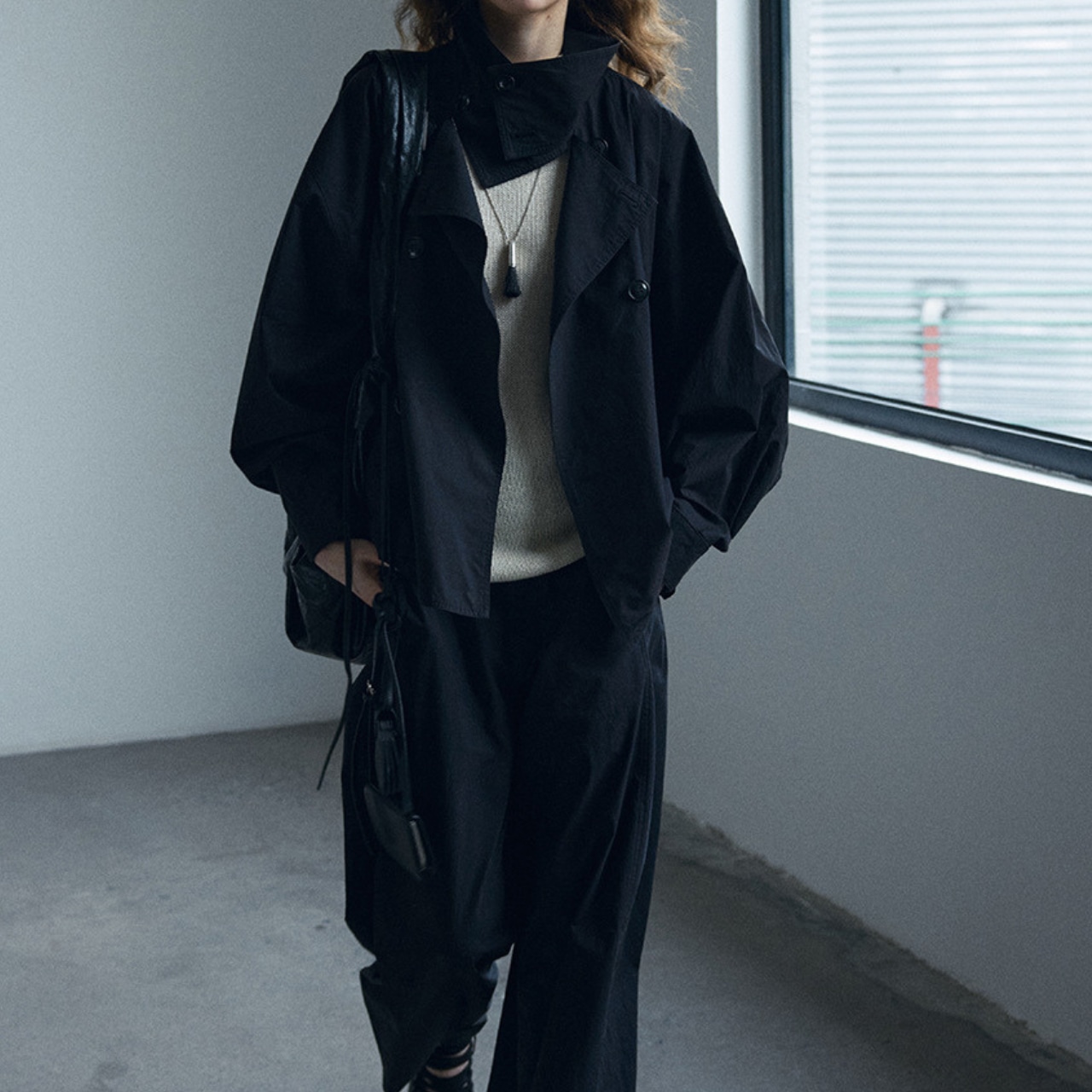 Drop Shoulder Shirt Jacket【3color】 T4359