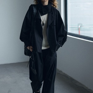 Drop Shoulder Shirt Jacket【3color】 T4359