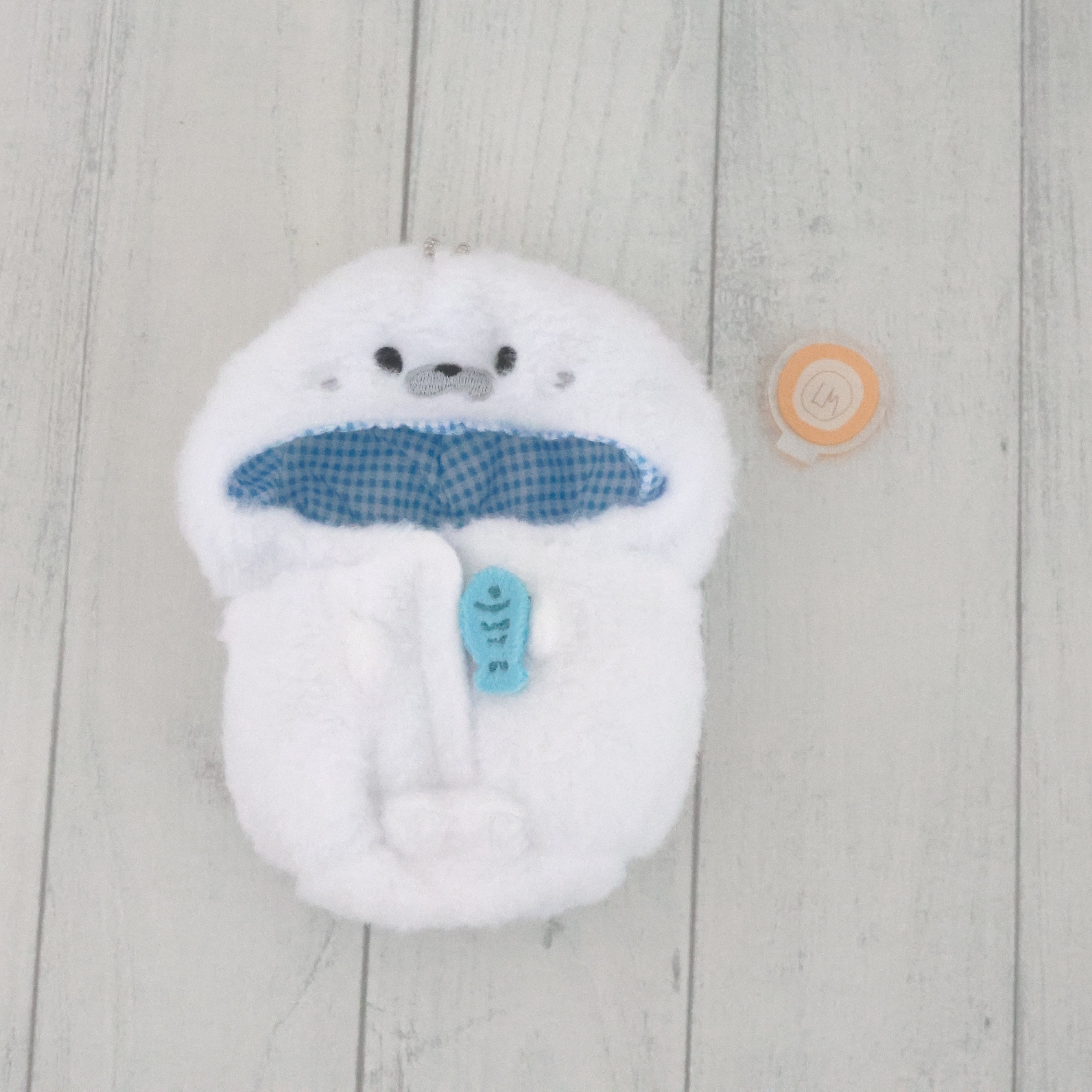 10cm 12cm 着せ替え ふわふわ 白 アニマル アザラシ 推しぬい 綿人形