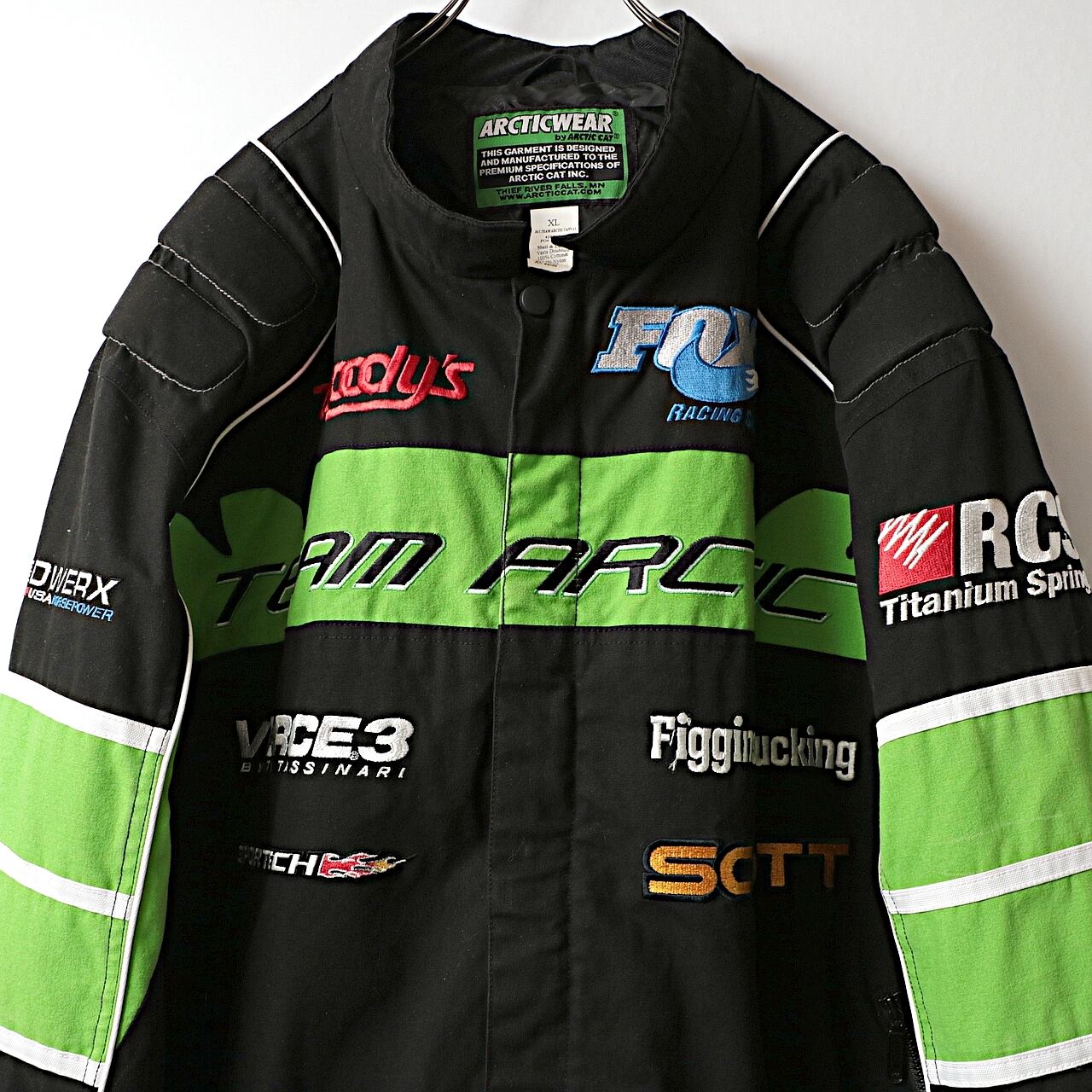 ARCTIC CAT レーシング スノーモービル ジャケット 古着 used | khaki 
