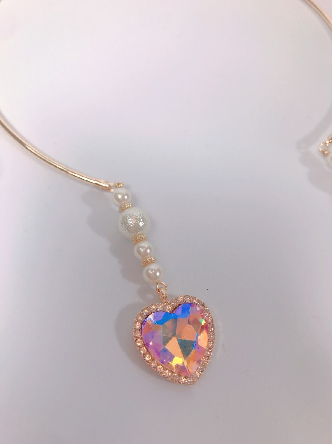 heart choker pink | Lotus Nina