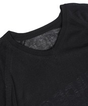 ロゴVネックシアーニットTOPS (L/BLUE)　CQ-49014