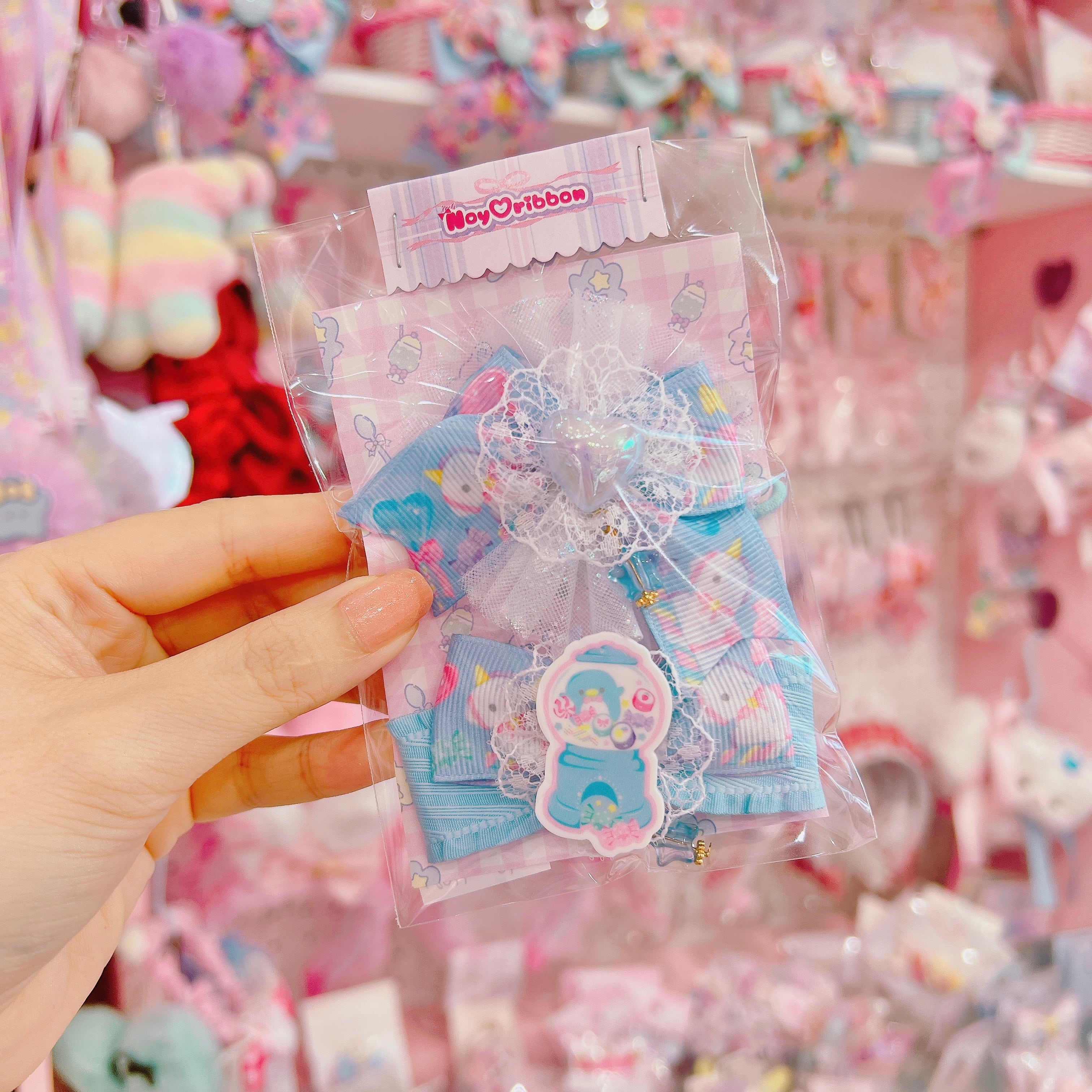 【F7】42-5ヘアゴム＆ヘアクリップセット