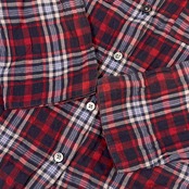 Mademoiselle NON NON マドモアゼル ノンノン チェック シャツ ブラウス M/レディース 薄手