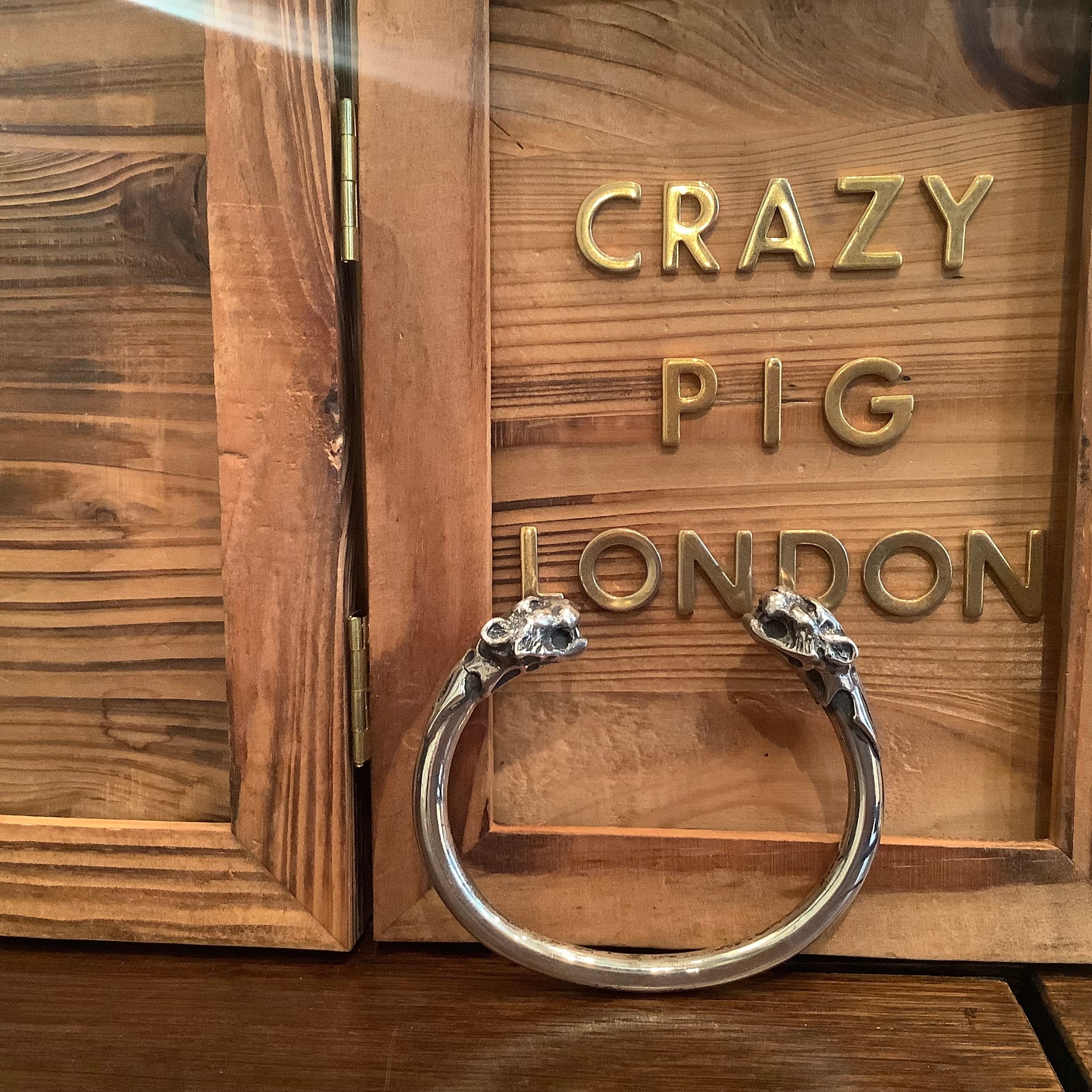 CRAZY PIG TIGER'S HEAD BANGLE 498 クレイジーピッグ CRAZY PIG TIGER'S HEAD BANGLE 498 クレイジーピッグ