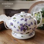 【訳あり・観賞用／ポットスタンド付】Hammersley Victorian Violets｜英国ハマースレイ ヴィクトリアンバイオレット ティーポット thumbnail 1