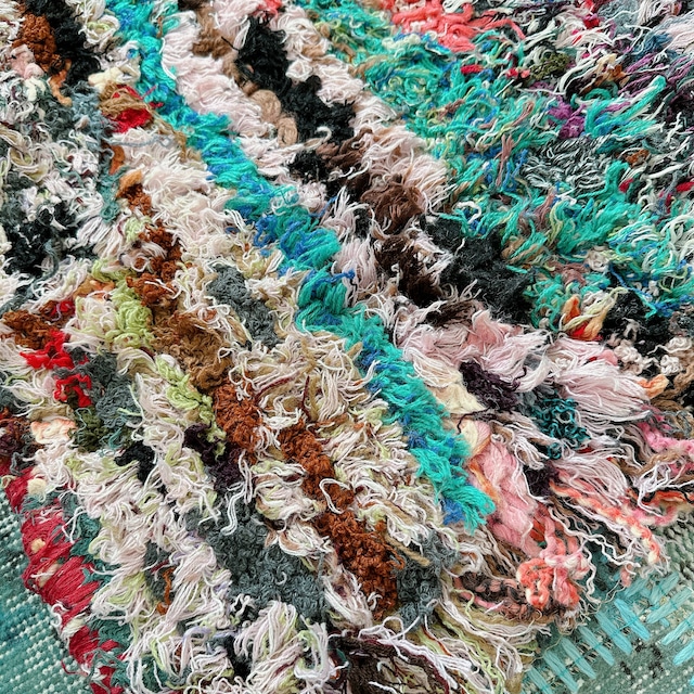 モロッコ ヴィンテージラグ MR009 | ブジャド | 58cm × 90cm