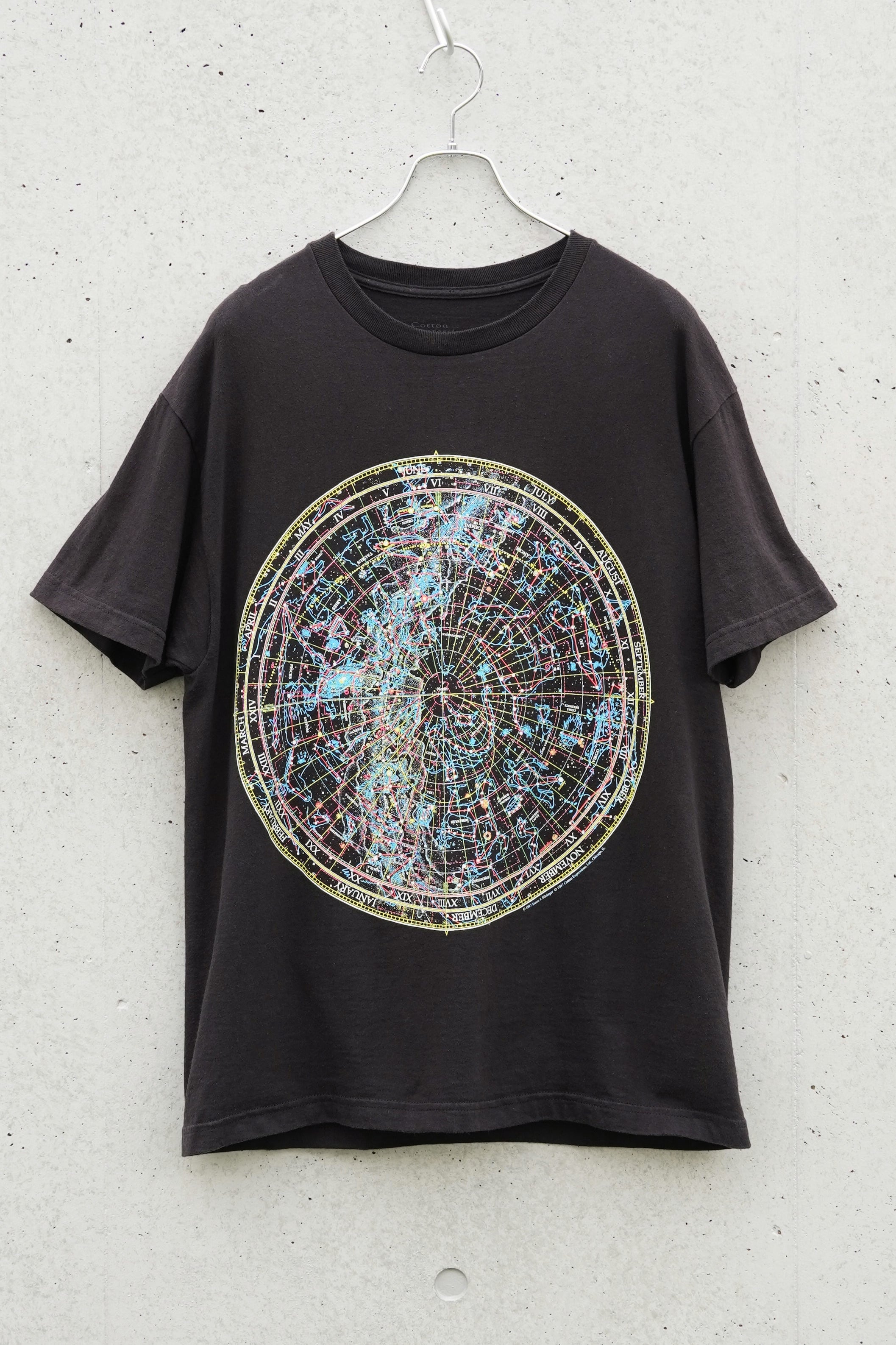 Cotton Expressions Limited “STELLAR CARTOGRAPHY” 蓄光 天体 星図 Tシャツ / L