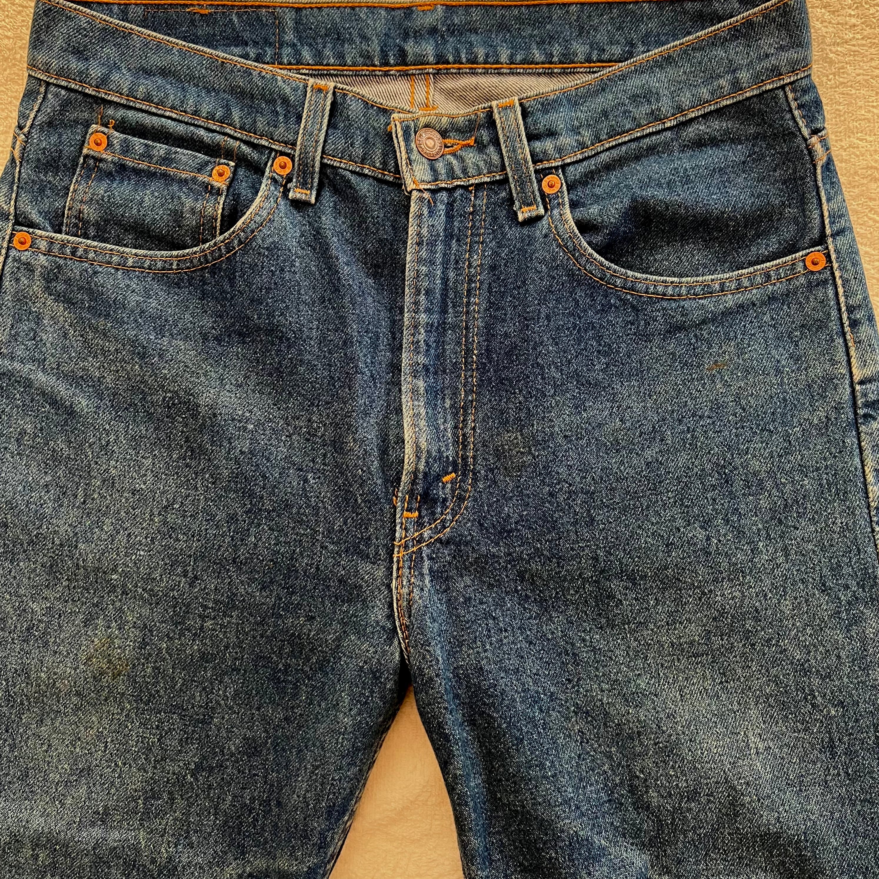 Levi's 505 USA製 W32 リーバイス ダメージ デニム 90's カットオフ