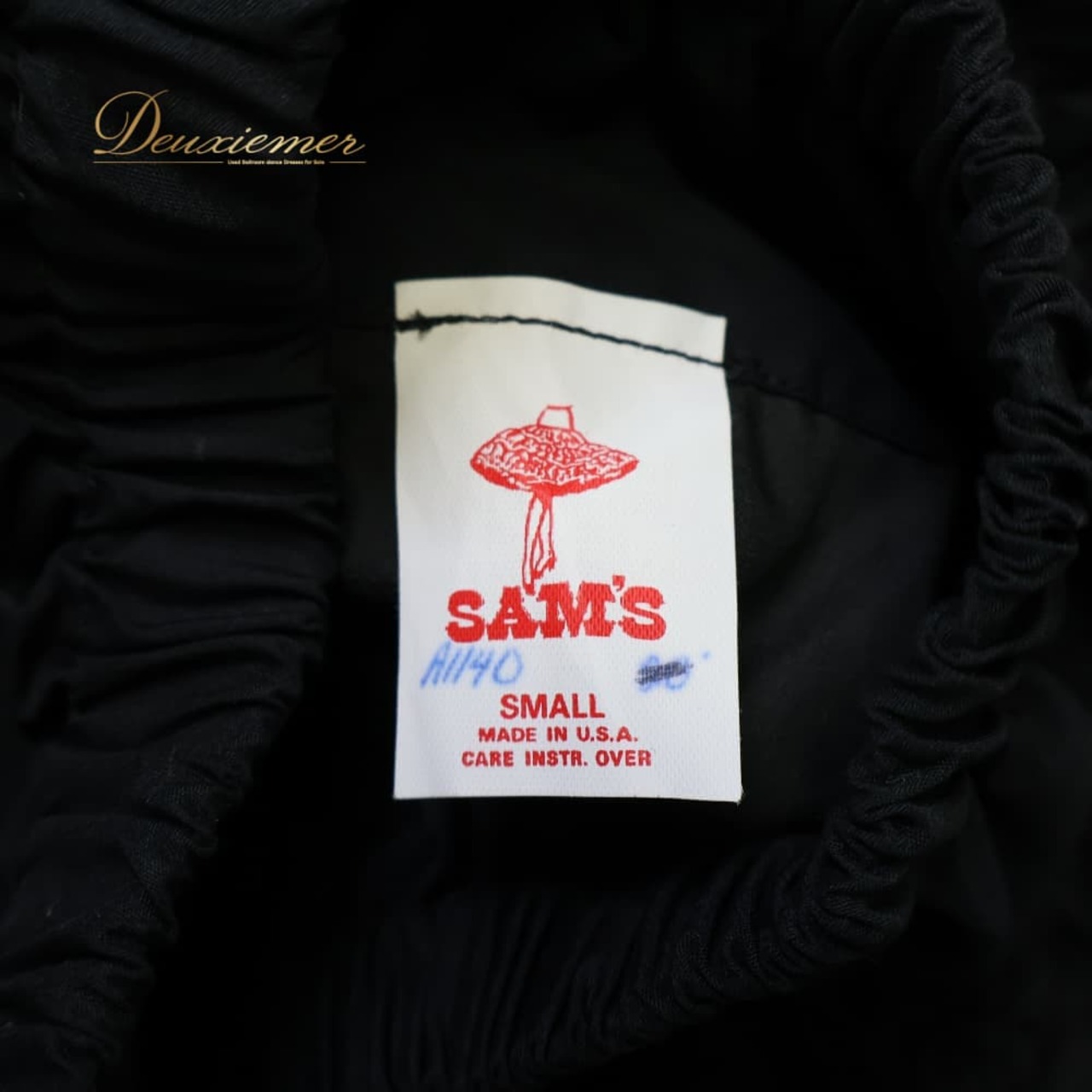 ダンス 衣装 SAM'S パニエ スカート ブラック系 スクエアダンス フォークダンス 黒  シンプル ボリューム ペチコート インナー 2枚仕立 ふんわり レース 花 かわいい ダンス衣装 イベント ステージ レディース SAMS