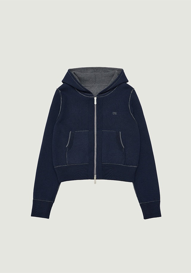 [GROVE] ANYA REVERSIBLE HOODIE ZIP-UP 正規品 韓国ブランド 韓国ファッション 韓国代行 日本 店舗  ブランド グローブ grvr 通販