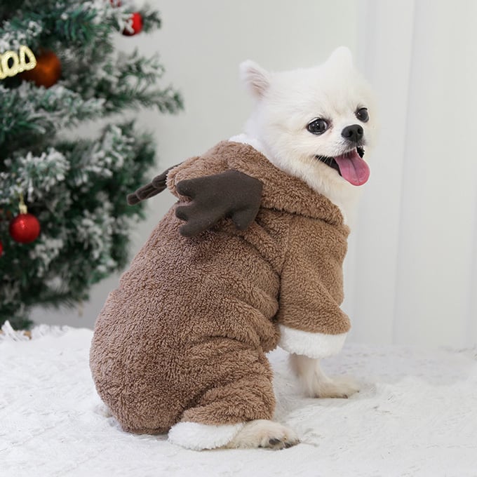 犬 服 犬服 ドッグウェア パーカー トレーナー スウェット クリスマス