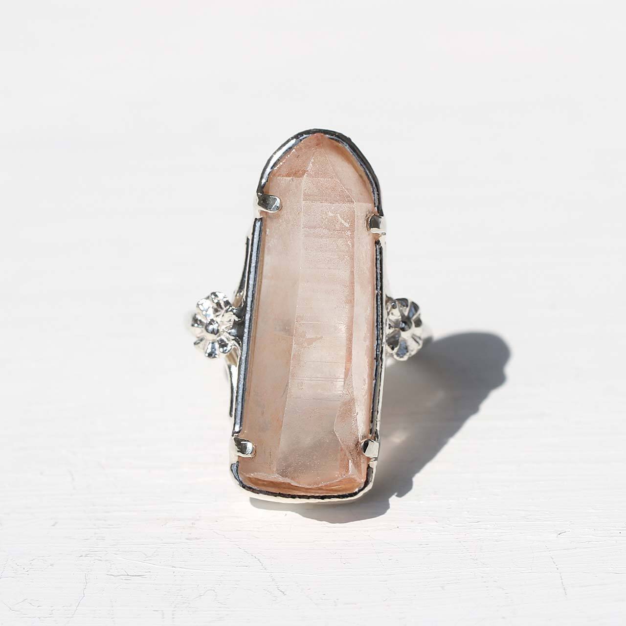 レムリアンシードクリスタル（水晶）原石・リング【16号】-1